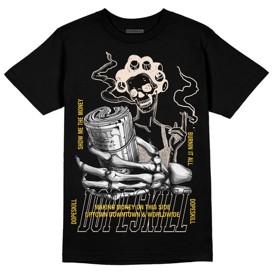 Jordan 4 "Sail" DopeSkill T-Shirt Show Me The Money Graphic Streetwear