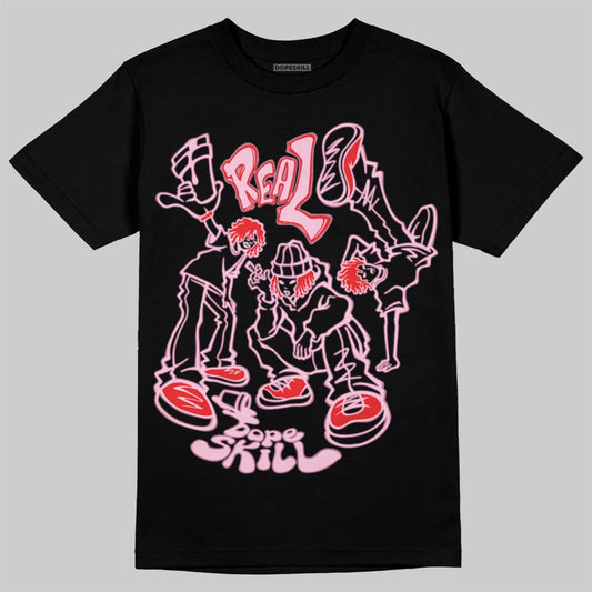 Awake NY x Air Jordan 5 Arctic Pink DopeSkill T-Shirt Real Y2K Players Graphic Streetwear - Black