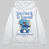 Jordan 12 “Blueberry” DopeSkill Hoodie Sweatshirt Owe It To Yourself Graphic Streetwear - White