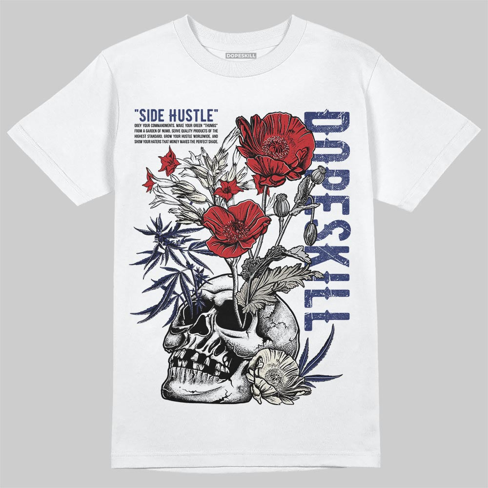 Jordan 11 “Rare Air” DopeSkill T-Shirt Side Hustle Graphic Streetwear - White 