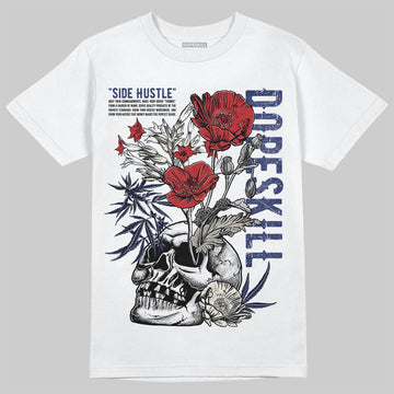 Jordan 11 “Rare Air” DopeSkill T-Shirt Side Hustle Graphic Streetwear - White 
