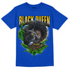 Jordan 14 “Laney” DopeSkill Varsity Royal T-Shirt New Black Queen Graphic Streetwear