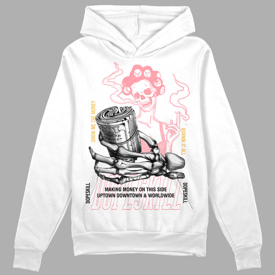 Jordan 3 GS “Red Stardust” DopeSkill Hoodie Sweatshirt Show Me The Money Graphic Streetwear - White 