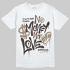 SoleFly x Air Jordan 12 Retro SP 'Cafecito/Baroque Brown' DopeSkill T-Shirt No Money No Love Typo Graphic Streetwear - White