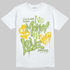 Dunk Low Pro SB 'Fruity Pack - Green Apple' DopeSkill T-Shirt No Money No Love Typo Graphic Streetwear - White