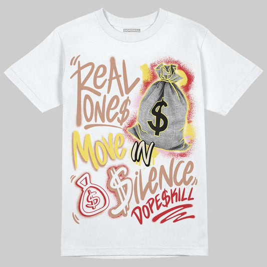 ASICS Gel-Nimbus 10.1 'Banana Split' DopeSkill T-Shirt Real Ones Move In Silence Graphic Streetwear - White