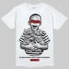 Jordan 4 “Flight Club” DopeSkill T-Shirt Scared Money Don't Make No Money Graphic Streetwear - White