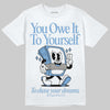 Jordan 12 Retro 'Melo' DopeSkill T-Shirt Owe It To Yourself Graphic Streetwear - White
