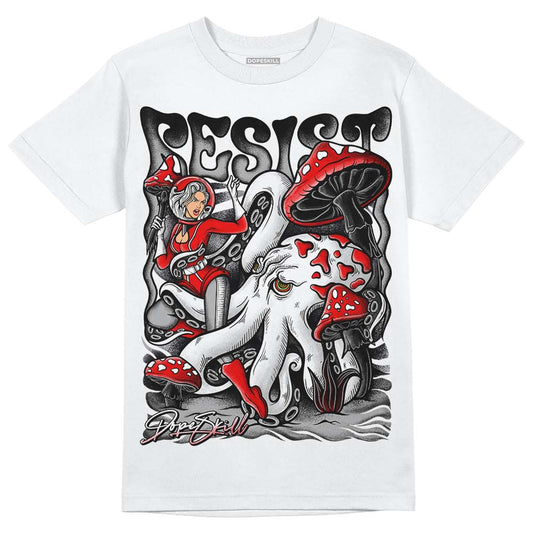 Jordan 1 Low OG “Shadow” DopeSkill T-Shirt Resist Graphic Streetwear - White