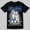 Jordan 1 Low OG “Storm Blue” DopeSkill T-Shirt Real Lover Graphic Streetwear - Black