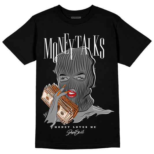 Jordan 3 Retro 'Fear Pack' DopeSkill T-Shirt Money Talks Graphic Streetwear - Black