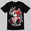 Jordan 13 Retro OG Chicago (2026) DopeSkill T-Shirt Smile Through The Pain Graphic Streetwear - Black