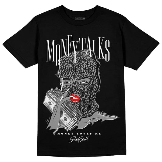 Jordan 3 "Midnight Navy" DopeSkill T-Shirt Money Talks Graphic Streetwear - Black