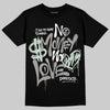 Jordan 1 Retro Low OG Year of the Snake (2025) DopeSkill T-Shirt No Money No Love Typo Graphic Streetwear - Black