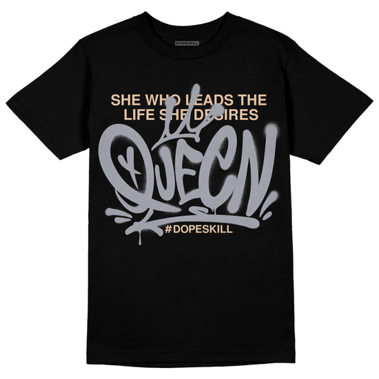 Jordan 4 Retro Frozen Moments DopeSkill T-Shirt Queen Graphic Streetwear - Black 