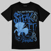 Air Foamposite One “International Blue” DopeSkill T-Shirt Speak It Graphic Streetwear - Black