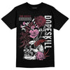 Jordan 1 Retro High OG “Team Red” DopeSkill T-Shirt Side Hustle Graphic Streetwear - Black