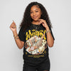 Black Tour Yellow AJ 4 Thunder DopeSkill T-Shirt Whippin Graphic