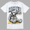 Jordan 13 “Blue Grey” DopeSkill T-Shirt Sick Bear Graphic Streetwear - White 