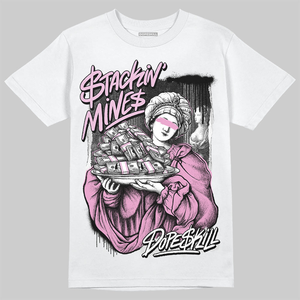 Jordan 4 WMNS “Orchid” DopeSkill T-Shirt Stackin Mines Graphic Streetwear - White