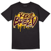 Dunk Yellow Bordeaux DopeSkill T-Shirt Rare Breed Graphic Streetwear - Black