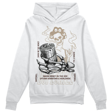 Jordan 1 High OG “Latte” DopeSkill Hoodie Sweatshirt Show Me The Money Graphic Streetwear - White