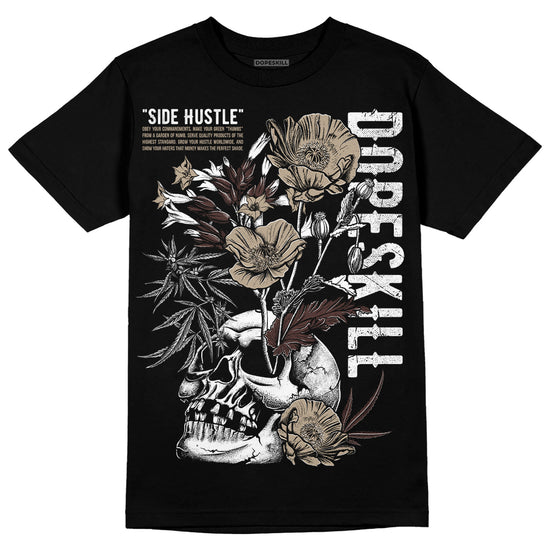 Jordan 1 High OG “Latte” DopeSkill T-Shirt Side Hustle Graphic Streetwear - Black