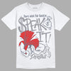 Jordan 14 Retro 'Stealth' DopeSkill T-Shirt Speak It Graphic Streetwear - White