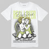 Jordan 4 GS “Light Lemon Twist” DopeSkill T-Shirt Real Lover Graphic Streetwear - White