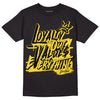 Jordan 4 Tour Yellow Thunder DopeSkill T-Shirt LOVE Graphic Streetwear - Black