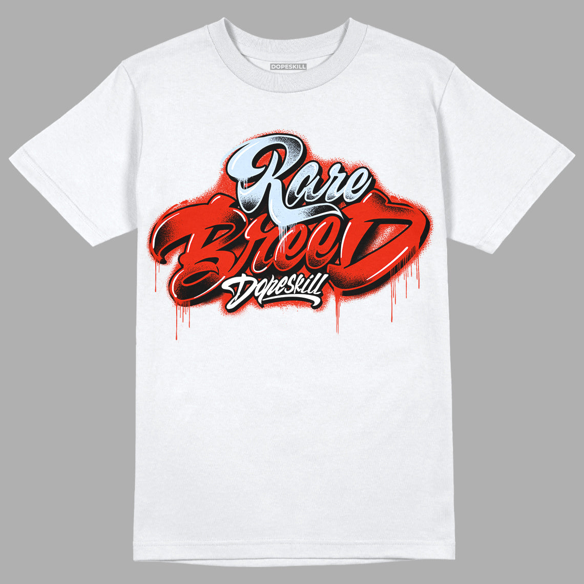 Jordan 6 Retro Toro Bravo DopeSkill T-Shirt Rare Breed Type Graphic Streetwear - White