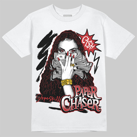 Jordan 12 Retro Flu Game (2025) DopeSkill T-Shirt NPC Graphic Streetwear - White