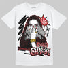 Jordan 12 Retro Flu Game (2025) DopeSkill T-Shirt NPC Graphic Streetwear - White