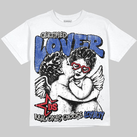 Jordan 4 “Rare Air” DopeSkill T-Shirt Real Ones Choose Loyalty Graphic Streetwear - White