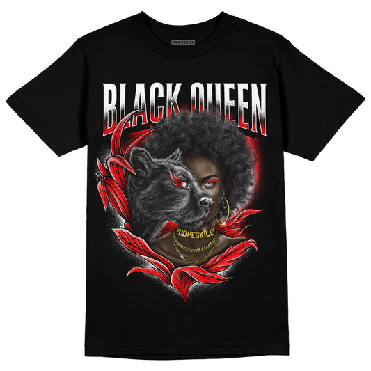 Jordan 12 “Cherry” DopeSkill T-Shirt New Black Queen Graphic Streetwear - Black