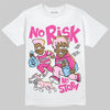 Jordan 6 “Doernbecher” DopeSkill T-Shirt No Risk No Story Graphic Streetwear - White