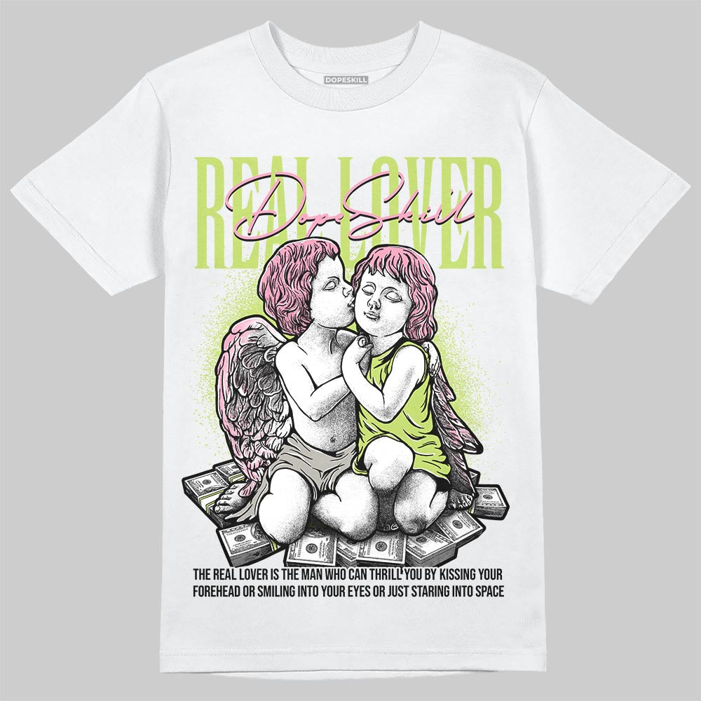 Chase B x Travis Scott x Jordan Jumpman Jack DopeSkill T-Shirt Real Lover Graphic Streetwear - White