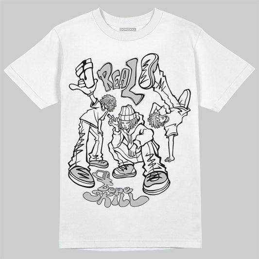 Jordan 10 OG “Steel” DopeSkill T-Shirt Real Y2K Players Graphic Streetwear - White