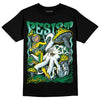 Jordan 5 “Lucky Green” DopeSkill T-Shirt Resist Graphic Streetwear - Black