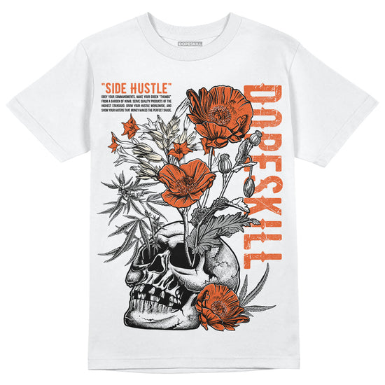 Jordan 3 Georgia Peach DopeSkill T-Shirt Side Hustle Graphic Streetwear - WHite 