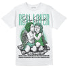 Jordan 1 High OG Green Glow DopeSkill T-Shirt Real Lover Graphic Streetwear - White