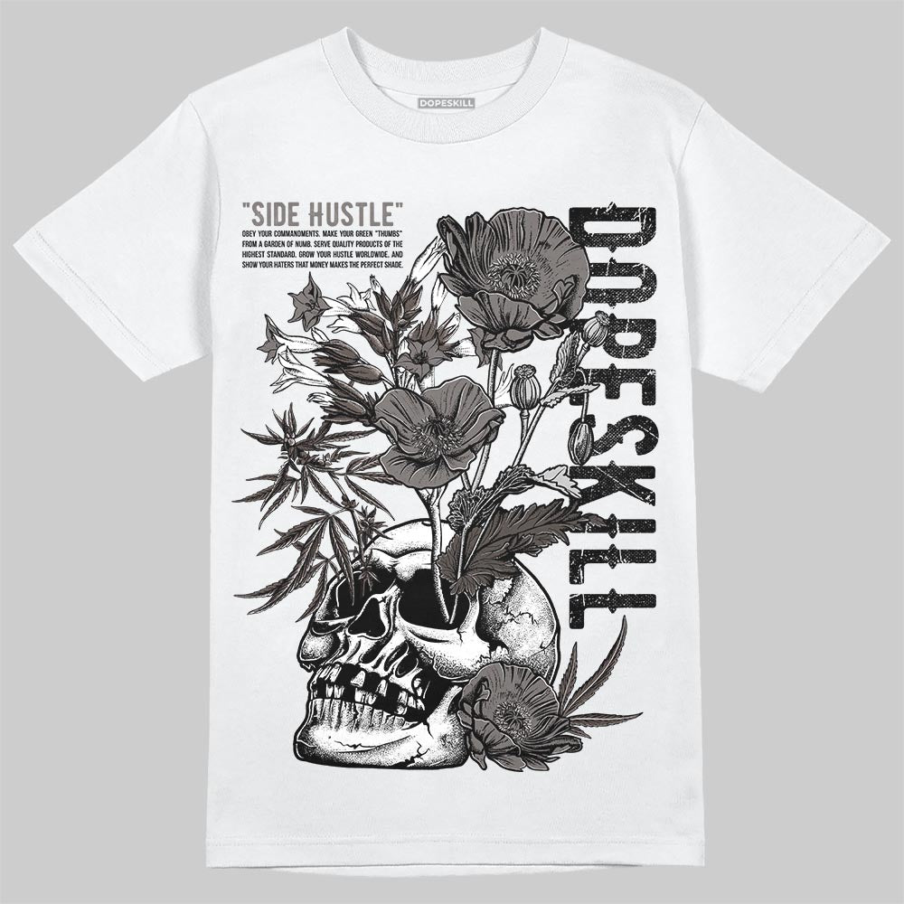 Jordan 4 Retro Cave Stone DopeSkill T-Shirt Side Hustle Graphic Streetwear - White