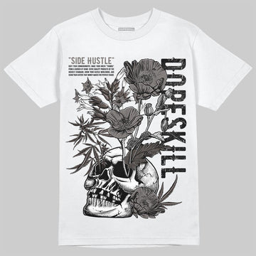 Jordan 4 Retro Cave Stone DopeSkill T-Shirt Side Hustle Graphic Streetwear - White