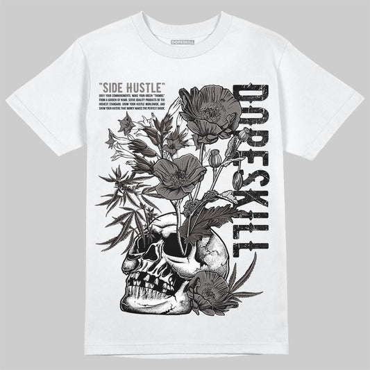Jordan 4 Retro Cave Stone DopeSkill T-Shirt Side Hustle Graphic Streetwear - White