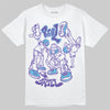 Jordan 8 Retro 'Aqua' 2025 DopeSkill T-Shirt Real Y2K Players Graphic Streetwear - White