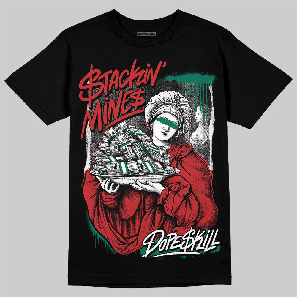 Jordan 5 ‘El Grito’ DopeSkill T-Shirt Stackin Mines Graphic Streetwear - Black