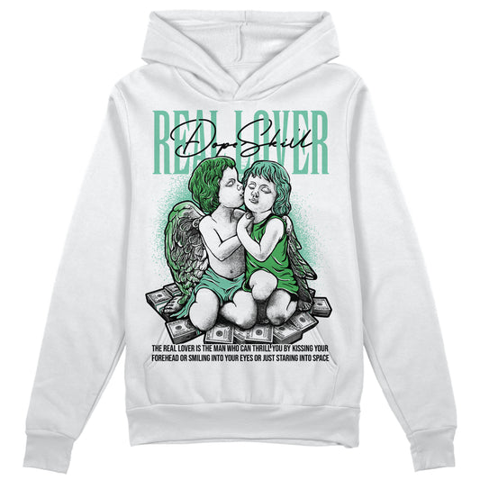 Jordan 1 High OG Green Glow DopeSkill Hoodie Sweatshirt Real Lover Graphic Streetwear - White