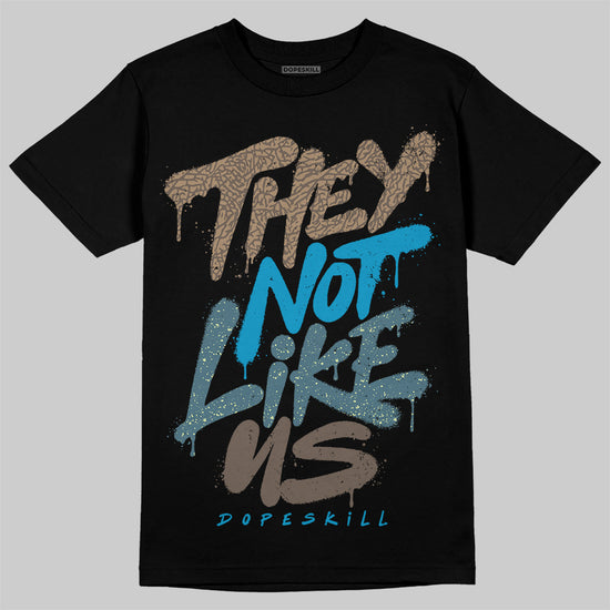 Jordan 3 GS “We Outside” DopeSkill T-Shirt They Not Like Us Graphic Streetwear - Black