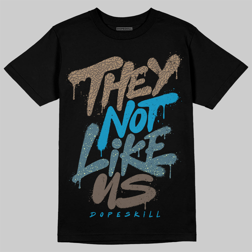Jordan 3 GS “We Outside” DopeSkill T-Shirt They Not Like Us Graphic Streetwear - Black