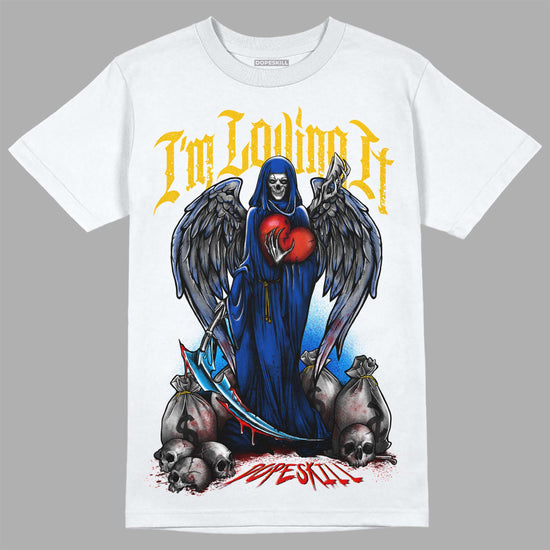 Jordan 14 “Laney” DopeSkill T-Shirt New I'm Loving It Graphic Streetwear - White